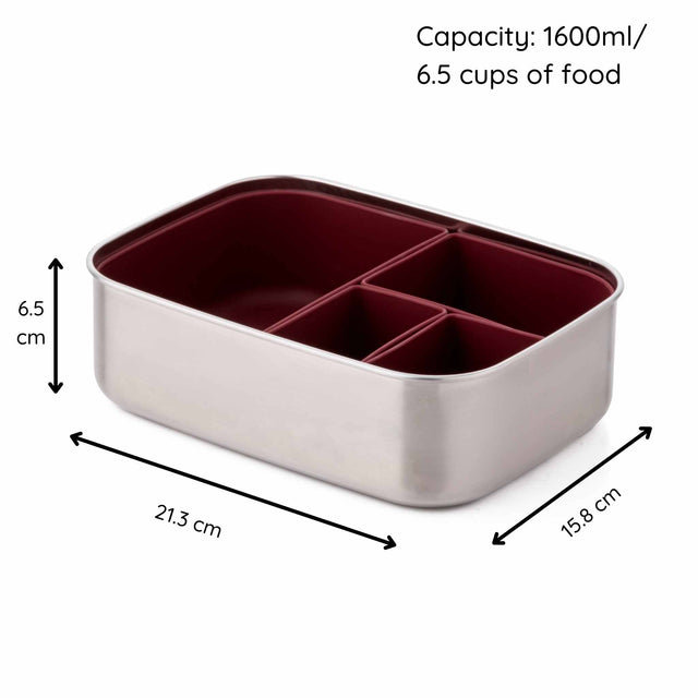 Nystead Food Storage Container, Red