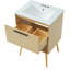 Meuble-lavabo multifonctionnel avec tiroir 24 po avec lavabo 24 po