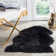 Solid Colour Sheepskin Area Rug
