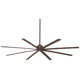 84" Xtreme 8 - Blade Outdoor Standard Ceiling Fan with Remote Control
