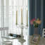 Bougeoir de table en acier inoxydable