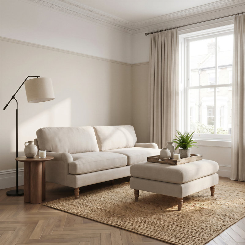 Emrie 2 Seater Chenille Sofa