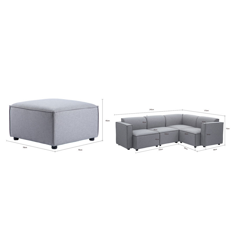 Inkeri 4 Seater Corner Sofa 