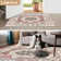 Machine Washable Oriental Medallion Soft Rug