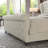Dulane Chenille Upholstered Sleigh Queen Bed with Scroll Wingback Headboard, Cream-1523276749-1523276751