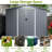 8X6 FT Outdoor Tool Storage Shed With Metal Foundation & Lockable Doors-121324704-121324710