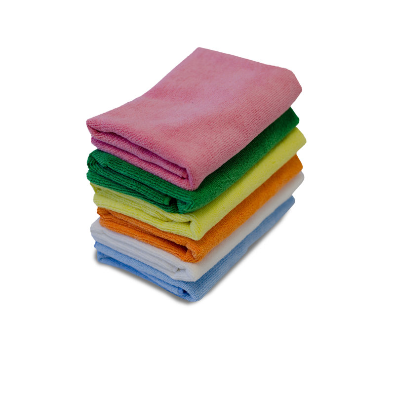 Ensemble 10 serviettes de gant de toilette en polyester, Bleu