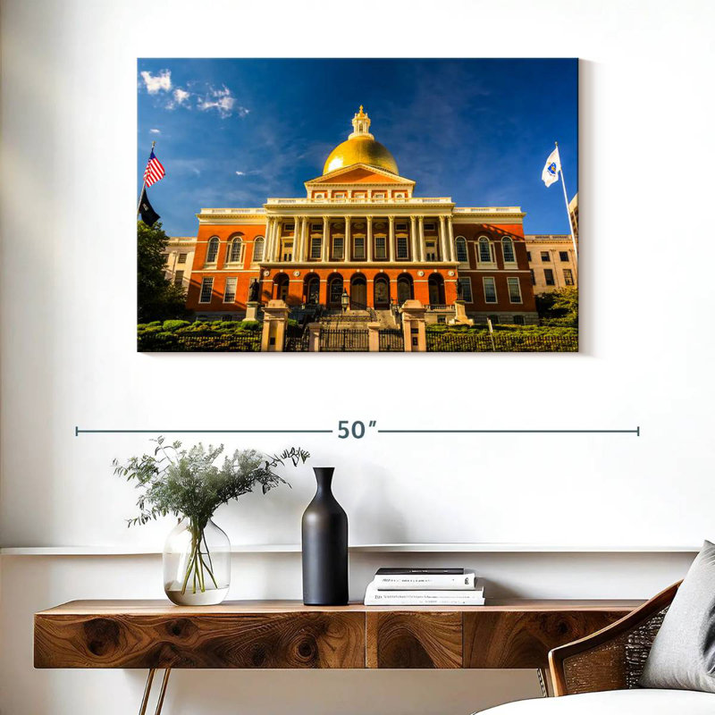 Nicci Massachusetts State House Boston, H 26 po x l 39 po