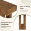 Console en bois massif