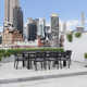 Vivant Rectangular 8 - Person 82'' Long Dining Set with Sunbrella Cushions