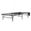 Structure de lit pliable en métal noir-114228927