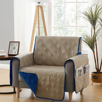 Polyester Box Cushion Armchair Slipcover