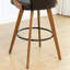 Tabouret de bar moderne pivotant de 26 po en cuir-452270096-457180437