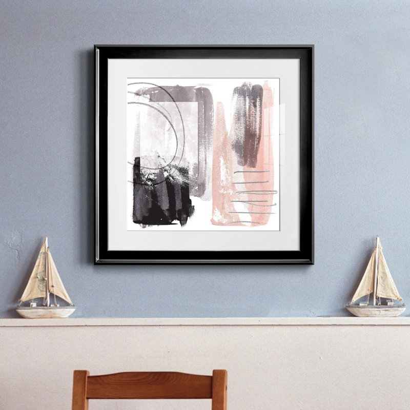 Coexistance III - reproduction encadrée de qualité supérieure - prête à être accrochée, H 22,5 po x l 22,5 po x P 1,5 po