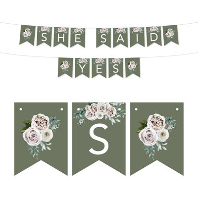 Bannière de fête suspendue fanion avec ficelle