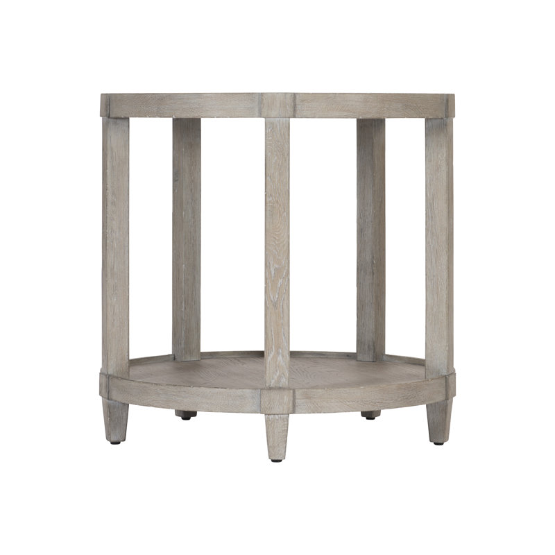 Albion Solid Wood 5 Legs End Table with Storage