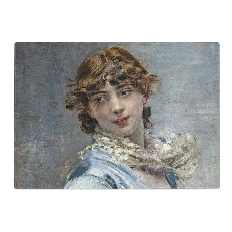Elegant Lady by Giovanni Boldini Chopping Board, 0.4cm H x 28.5cm W x 39cm L