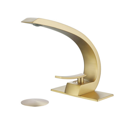 Robinet pour salle de bain à poignée simple Modern