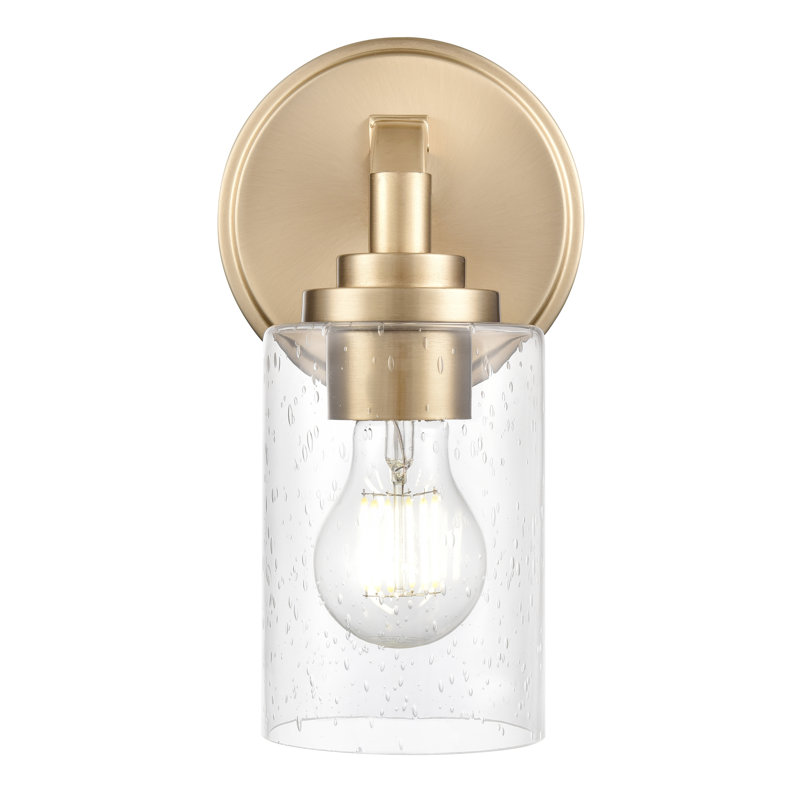 Moven 9.75" High 1-Light Wall Sconce - Modern Gold