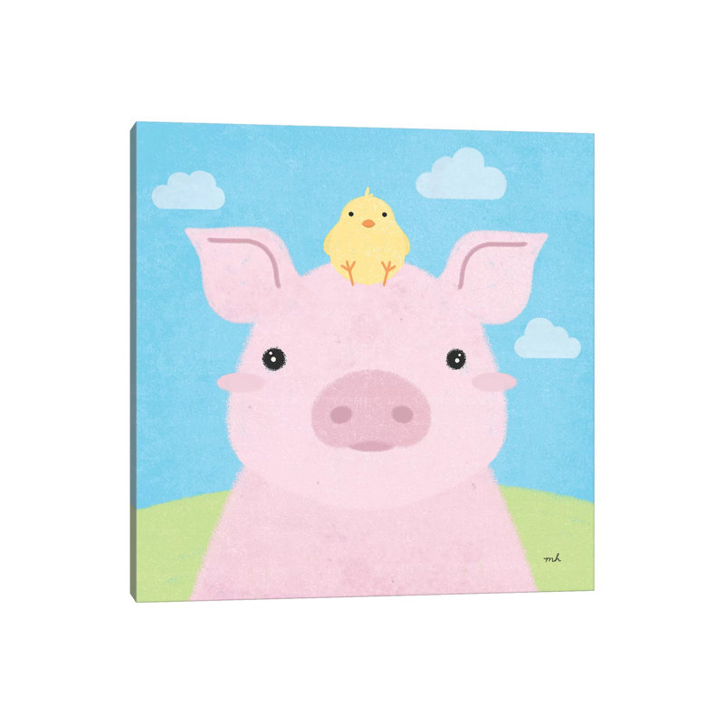 Barn Buddies II by Moira Hershey - Wrapped Canvas Gallery-Wrapped Canvas Giclée, 66.04 cm H x 66.04 cm W x 3.175 cm D