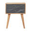 Sybil 45cm W Solid Wood Bedside Table