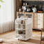 Chariot pour îlot de cuisine à 4 niveaux avec étagère à épices et roulettes verrouillables, îlots de rangement pour cuisine simple-352994699