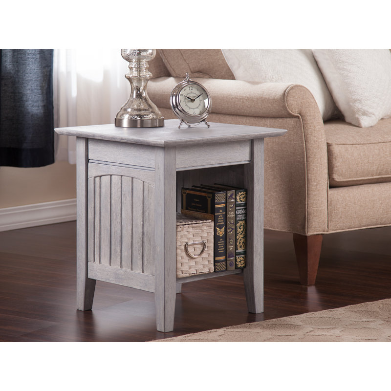 Glenni Solid Wood End Table