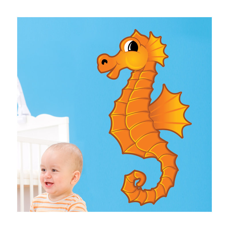 Nautical & Beach Non-Wall Damaging Wall Decal, 72" H x 38.5" W