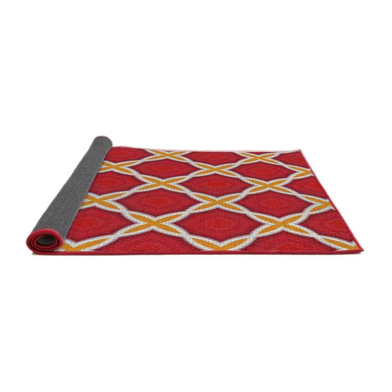 Geometric Indoor Rug, Round 5'