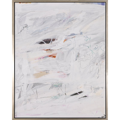 Weathered III - peinture sur toile à cadre flottant