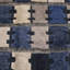 Rug & Kilim’S Scandinavian Geometric Gray And Blue Wool Pile Rug-1556203687