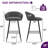 Upholstered Counter Stool With Metal Frame-1516204243-1516204247-1539054740