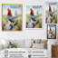 Ferme, coq, campagne, prairie II - coq, art mural-957547252-957547255