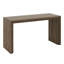 Console de 59,2 po au design rayé unique, table d'entrée étroite en panneau de fibres à densité moyenne et table en placage de paulownia-150623848