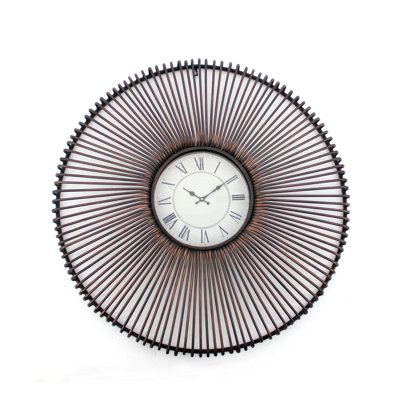 Witte Metal Wall Clock