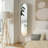 Minimalist Stainless Steel Oval Mirror