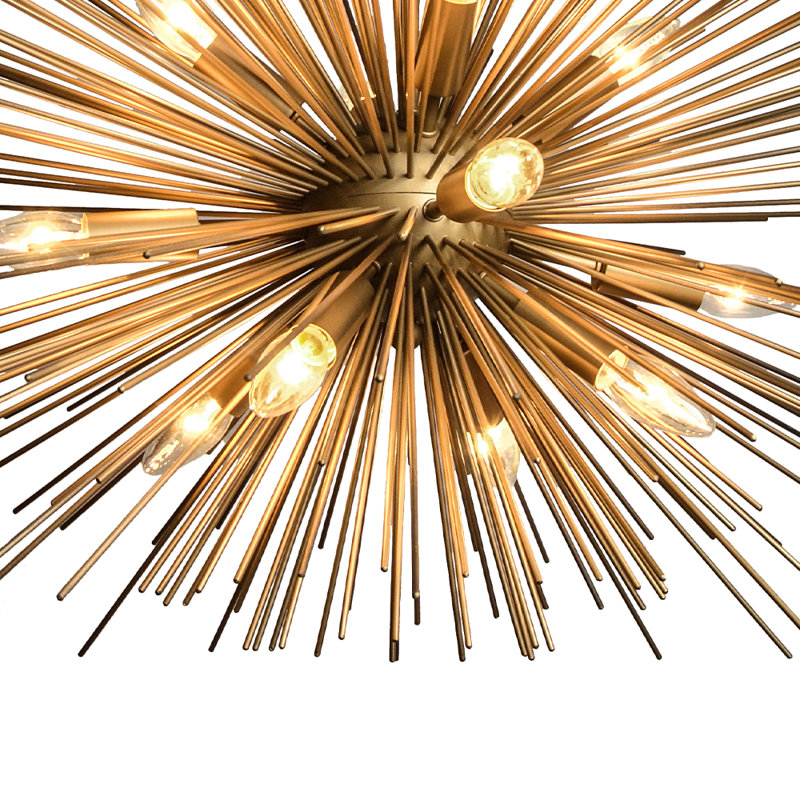 12 - Light Dimmable Sputnik Sphere Chandelier