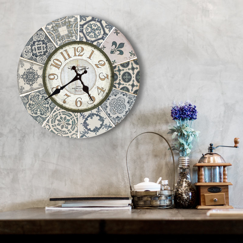 Maner Manufactured Wood Wall Clock