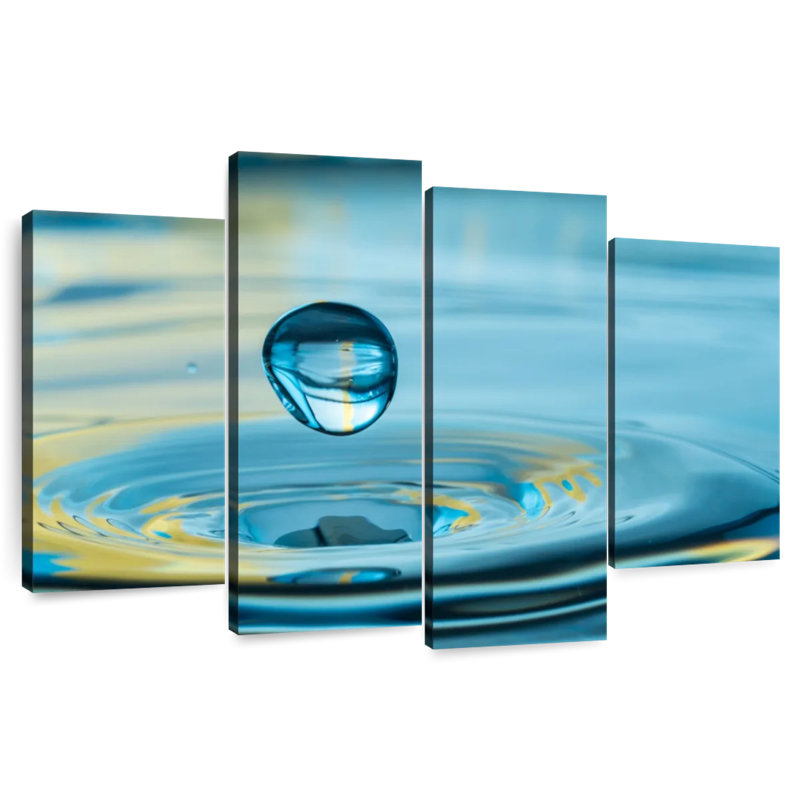 Gouttelettes d'eau Alvord, H 54 po x l 84 po