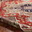 Tapis oriental en laine noué à la main de couleur rouge Vallelunga-2059843393