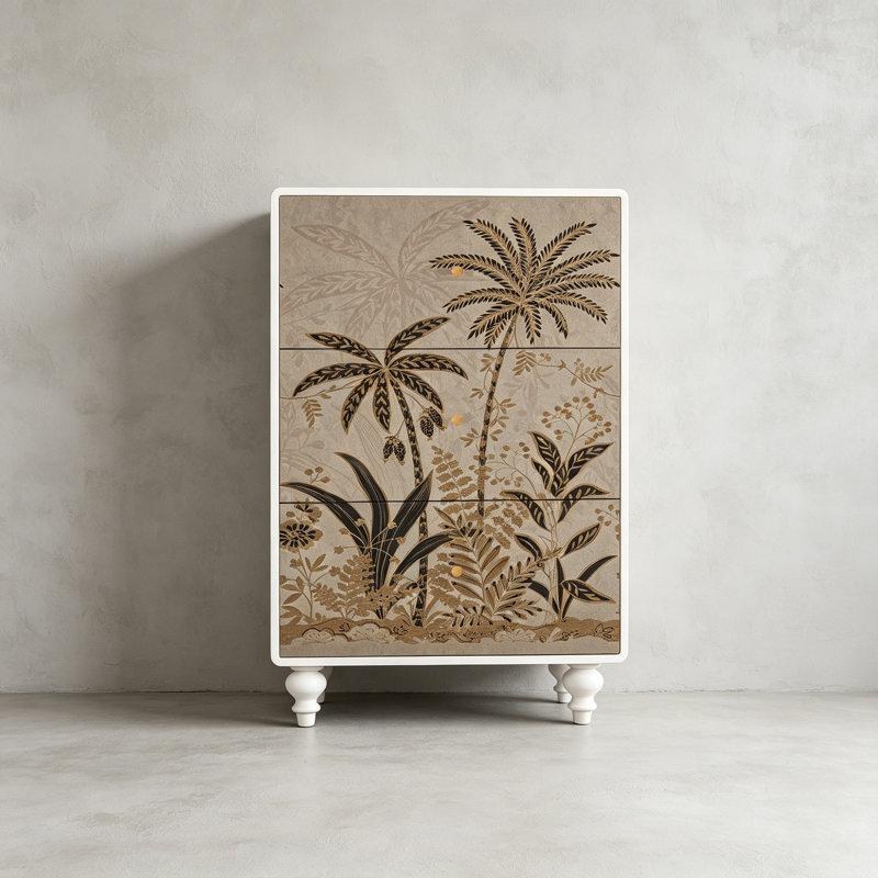 Armoire à chaussures en bois massif de style français pour vestibule, Ivory