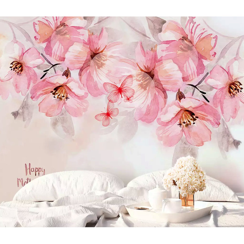 Papier peint texturé amovible Boho, l 112 po x L 75 po