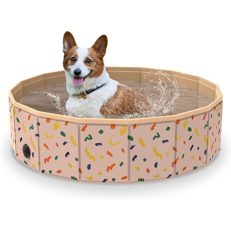Plastic Oval Pet Pool H x W x L, 12,76" L x 9,61" W x 2.83" H