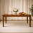 Solid Wood Classic Golden Teak Solid Wood Dining Table-1507555427