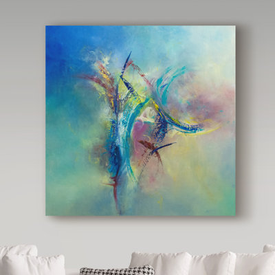 «Focused Intention» de Barabbas, reproduction de peinture acrylique sur toile tendue