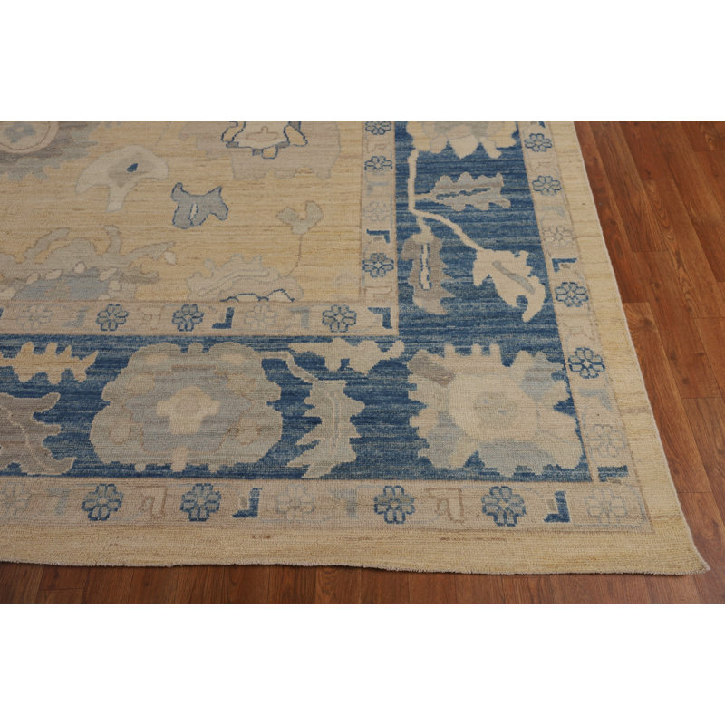 Vegetable Dye Oushak Oriental Large Rug 10