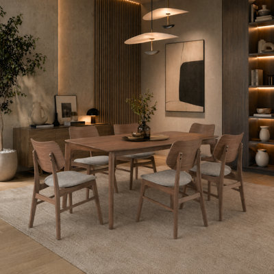 Dunleavy Emery Gathering 7-Piece Dining Table Set