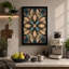 Mandala Symmetry Geometric - Wrapped Canvas-3145653-3145613