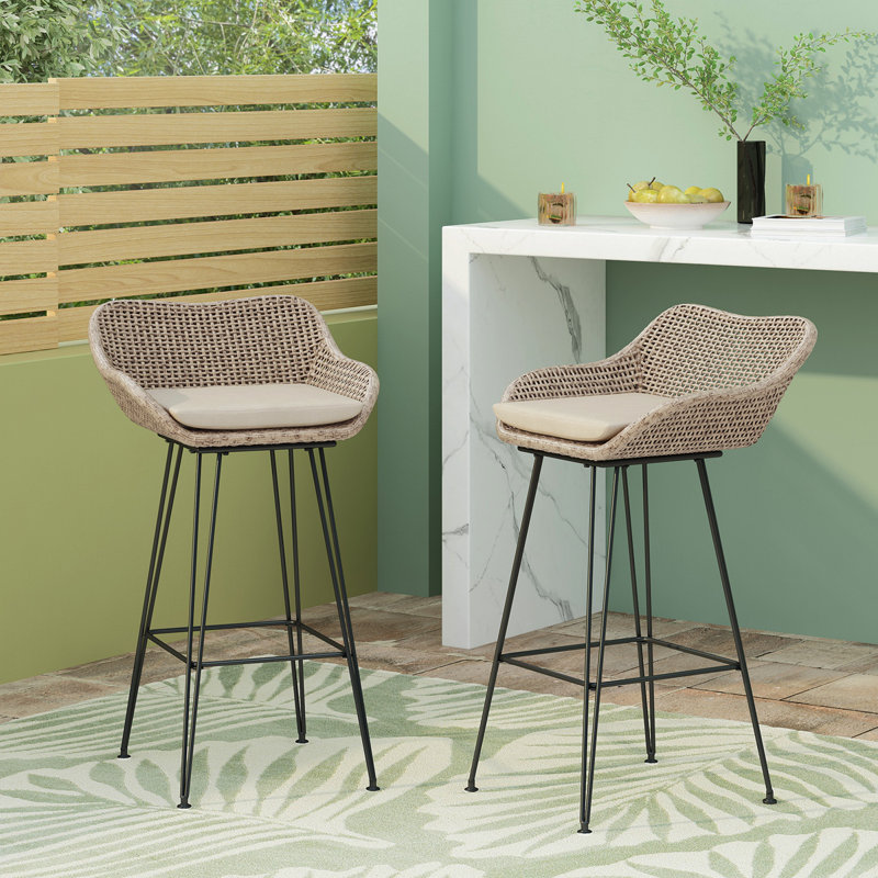 PE Rattan BAR STOOL