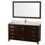 Sheffield 60" Single Bathroom Vanity Set with Mirror-97648030-115621758